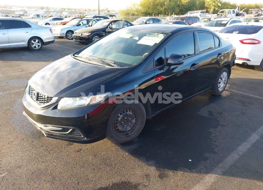 Photo 2 of 2013 Honda Civic LX (VIN 2HGFB2F5XDH578421)