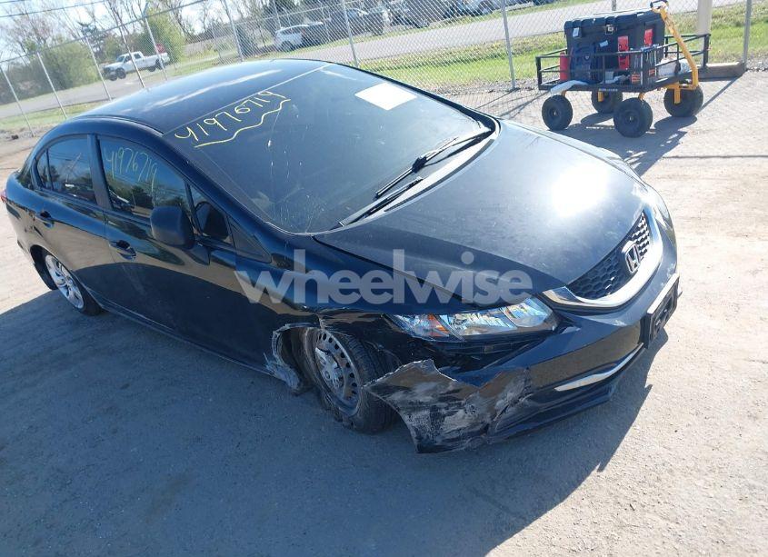 2013 Honda Civic LX (VIN 2HGFB2F5XDH587314) main photo