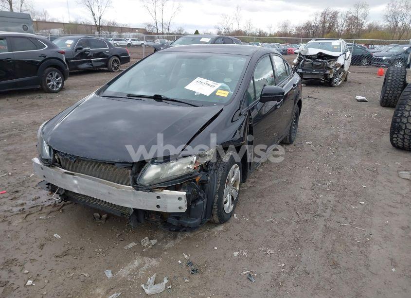 Photo 2 of 2014 Honda Civic LX (VIN 2HGFB2F5XEH503249)