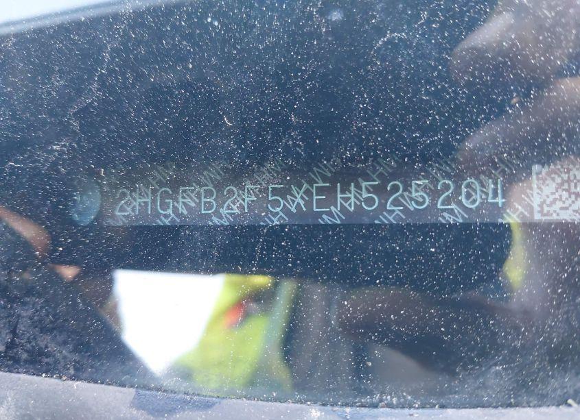 Photo 17 of 2014 Honda Civic LX (VIN 2HGFB2F5XEH525204)