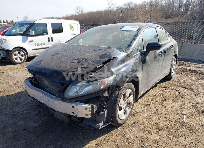 Photo 2 of 2014 Honda Civic LX (VIN 2HGFB2F5XEH544092)