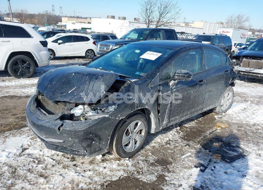 Photo 2 of 2014 Honda Civic LX (VIN 2HGFB2F5XEH558896)