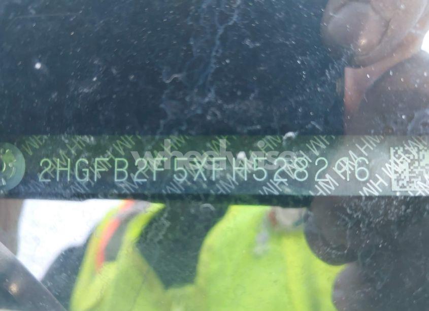 Photo 9 of 2015 Honda Civic LX (VIN 2HGFB2F5XFH528296)