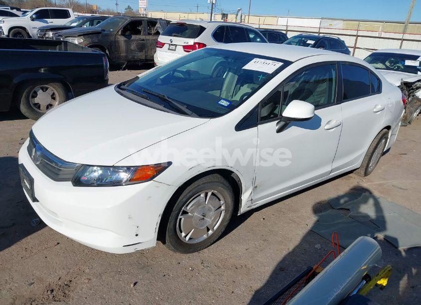 Photo 2 of 2012 Honda Civic HF (VIN 2HGFB2F62CH319333)