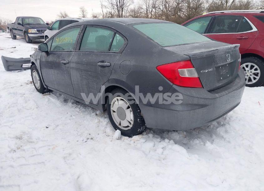 Photo 3 of 2012 Honda Civic SDN HF (VIN 2HGFB2F65CH322520)