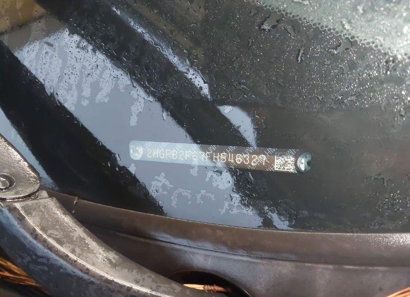 Photo 9 of 2015 Honda Civic HF (VIN 2HGFB2F67FH546327)