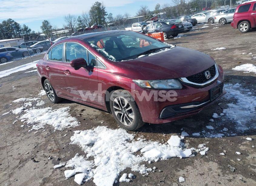 2014 Honda Civic EX (VIN 2HGFB2F80EH523617) main photo