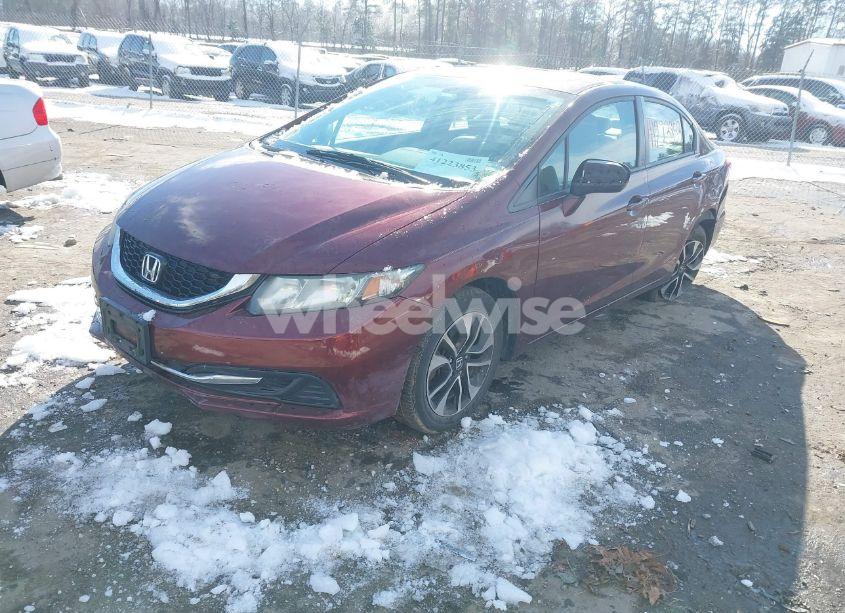 Photo 2 of 2014 Honda Civic EX (VIN 2HGFB2F80EH523617)