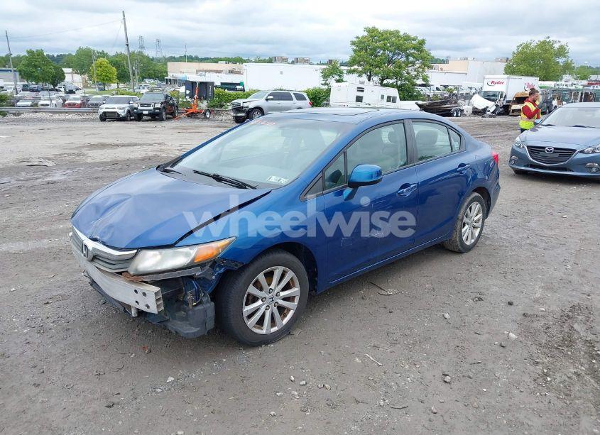 Photo 2 of 2012 Honda Civic EX (VIN 2HGFB2F82CH502491)