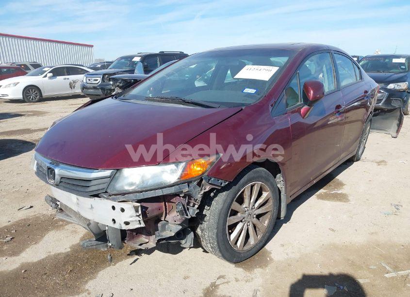 Photo 2 of 2012 Honda Civic EX (VIN 2HGFB2F83CH591794)
