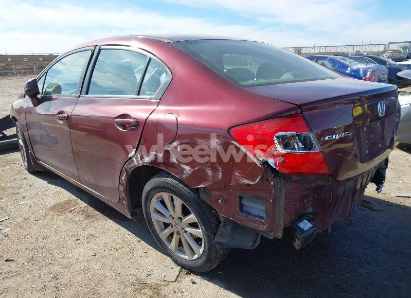 Photo 3 of 2012 Honda Civic EX (VIN 2HGFB2F83CH591794)