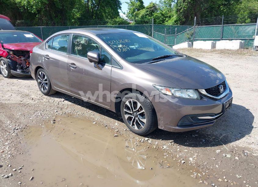 2014 Honda Civic EX (VIN 2HGFB2F83EH549337) main photo