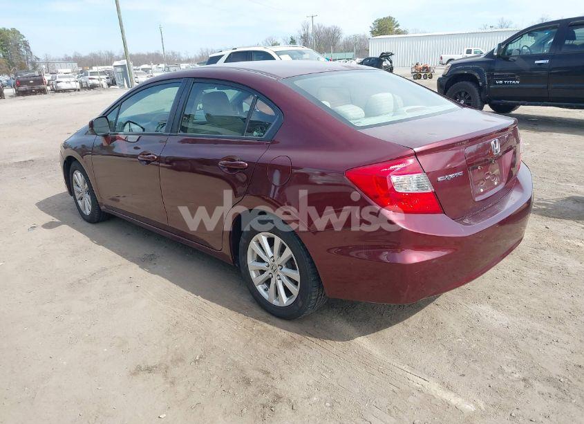 Photo 3 of 2012 Honda Civic EX (VIN 2HGFB2F85CH549417)
