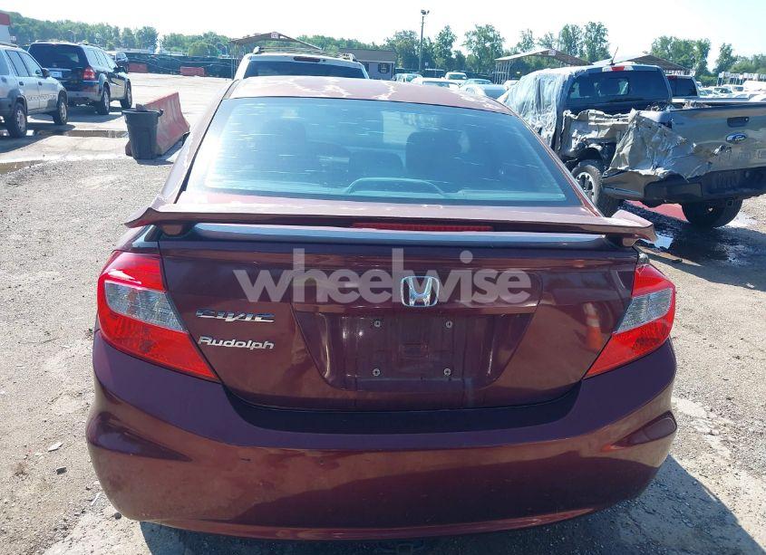 Photo 17 of 2012 Honda Civic EX (VIN 2HGFB2F86CH586198)