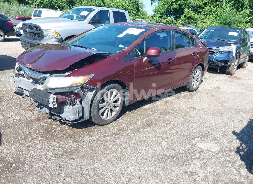 Photo 2 of 2012 Honda Civic EX (VIN 2HGFB2F86CH586198)