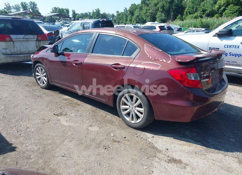 Photo 3 of 2012 Honda Civic EX (VIN 2HGFB2F86CH586198)