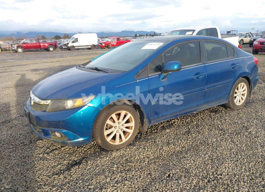 Photo 2 of 2012 Honda Civic EX (VIN 2HGFB2F87CH502390)