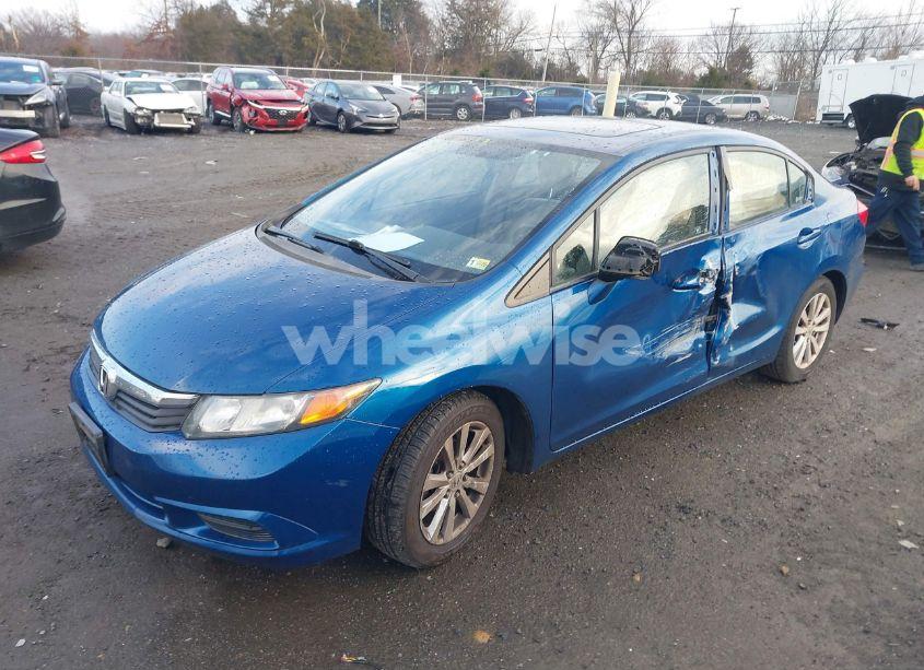Photo 2 of 2012 Honda Civic EX (VIN 2HGFB2F87CH546583)