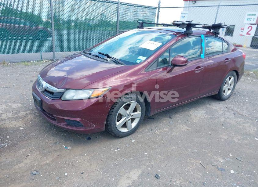Photo 2 of 2012 Honda Civic EX (VIN 2HGFB2F88CH548519)