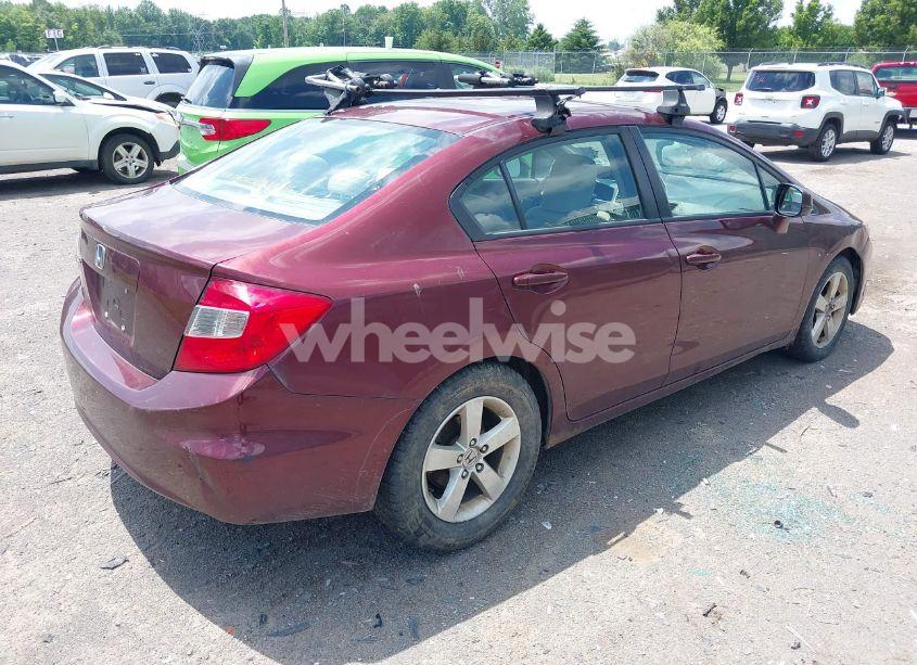 Photo 4 of 2012 Honda Civic EX (VIN 2HGFB2F88CH548519)