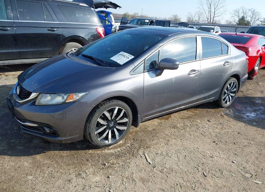 Photo 2 of 2015 Honda Civic EX-L (VIN 2HGFB2F90FH555672)