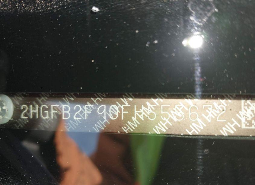 Photo 9 of 2015 Honda Civic EX-L (VIN 2HGFB2F90FH555672)