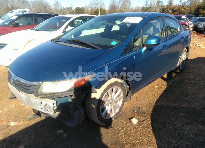 Photo 2 of 2012 Honda Civic SDN EX-L (VIN 2HGFB2F91CH533109)