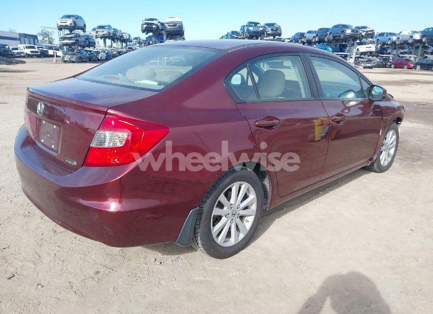 Photo 4 of 2012 Honda Civic SDN EX-L (VIN 2HGFB2F91CH567339)