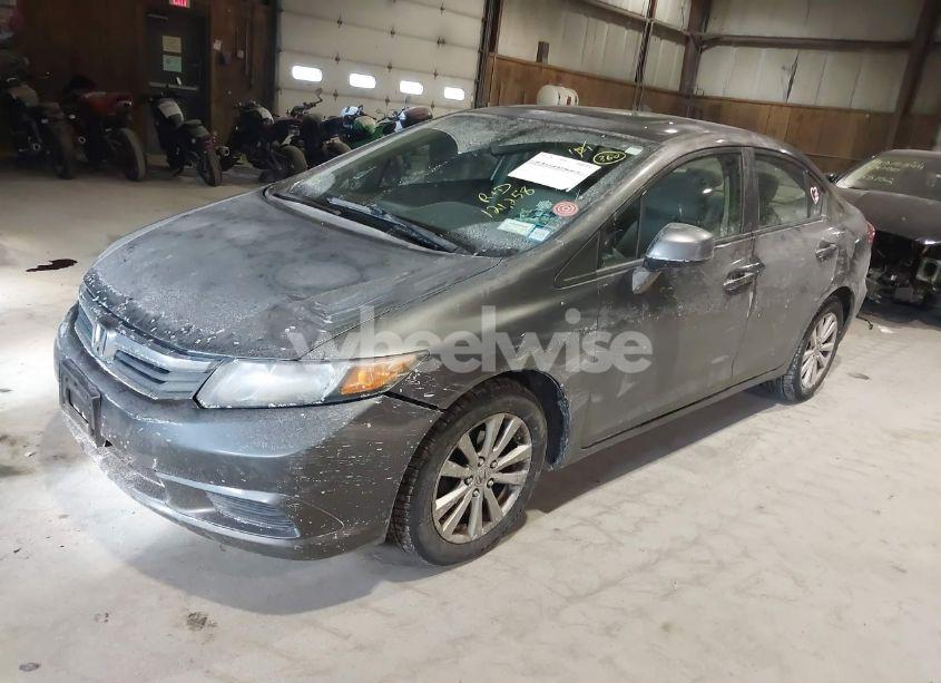 Photo 2 of 2012 Honda Civic SDN EX-L (VIN 2HGFB2F91CH580396)