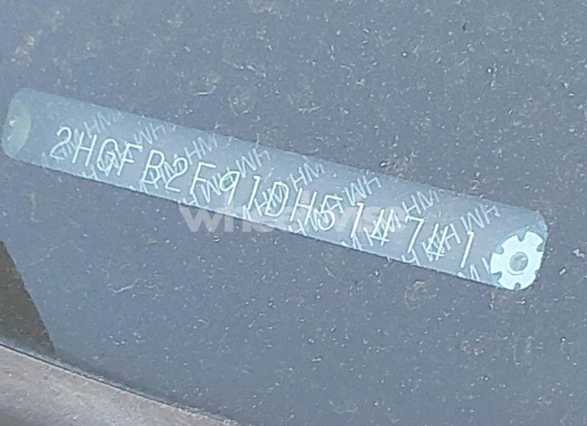 Photo 9 of 2013 Honda Civic EX-L (VIN 2HGFB2F91DH514741)