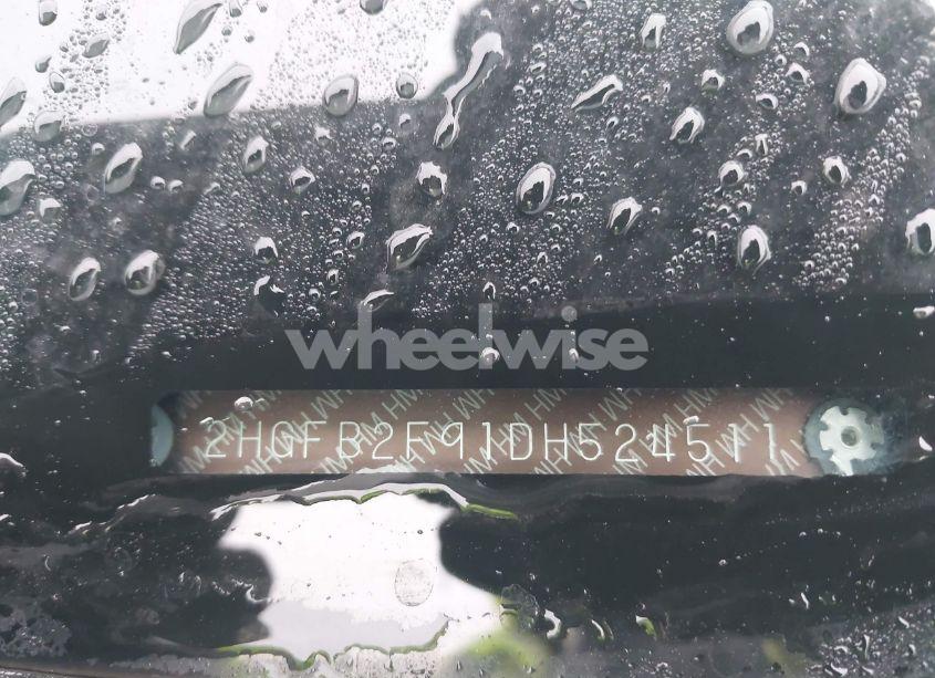 Photo 9 of 2013 Honda Civic EX-L (VIN 2HGFB2F91DH524511)