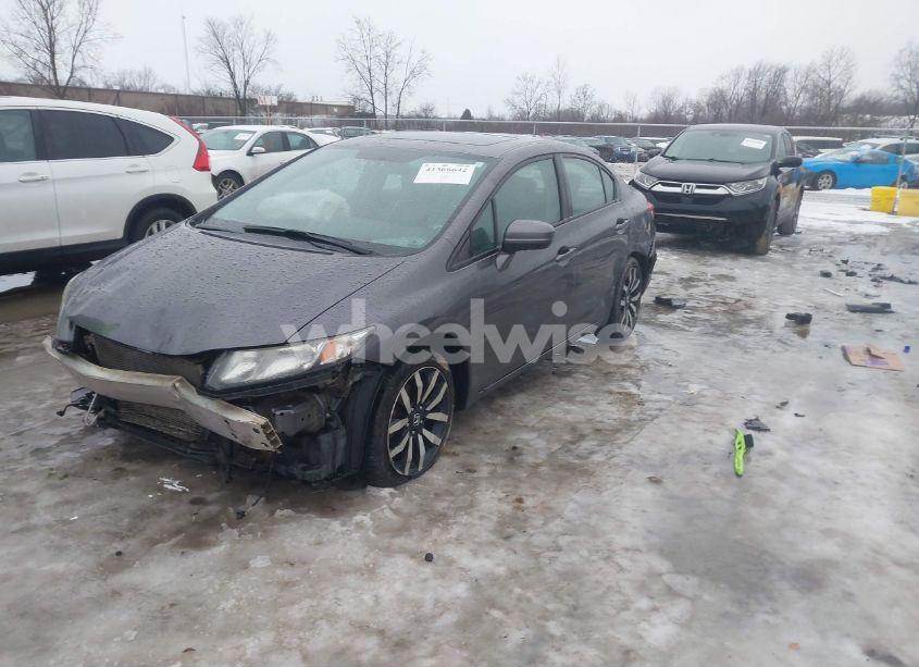 Photo 2 of 2015 Honda Civic EX-L (VIN 2HGFB2F92FH555673)