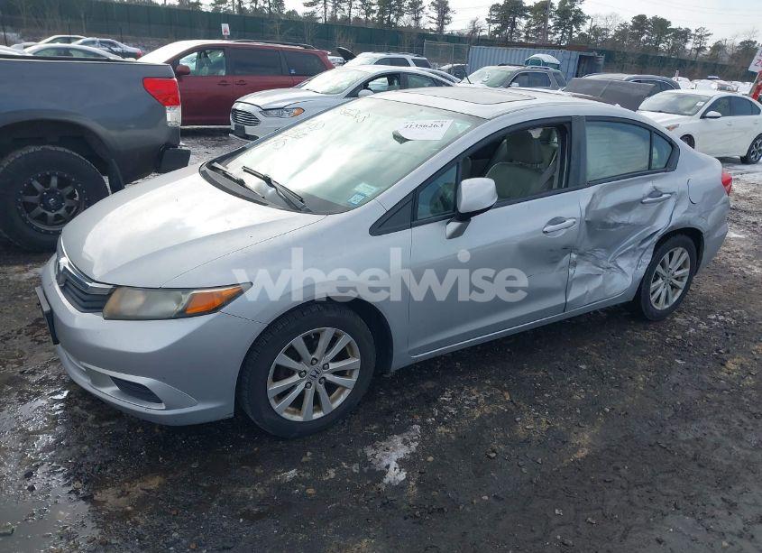 Photo 2 of 2012 Honda Civic SDN EX-L (VIN 2HGFB2F94CH539728)