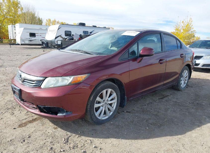 Photo 2 of 2012 Honda Civic EX-L (VIN 2HGFB2F96CH538385)