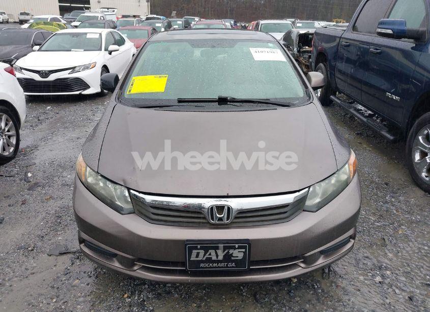Photo 12 of 2012 Honda Civic EX-L (VIN 2HGFB2F9XCH505292)
