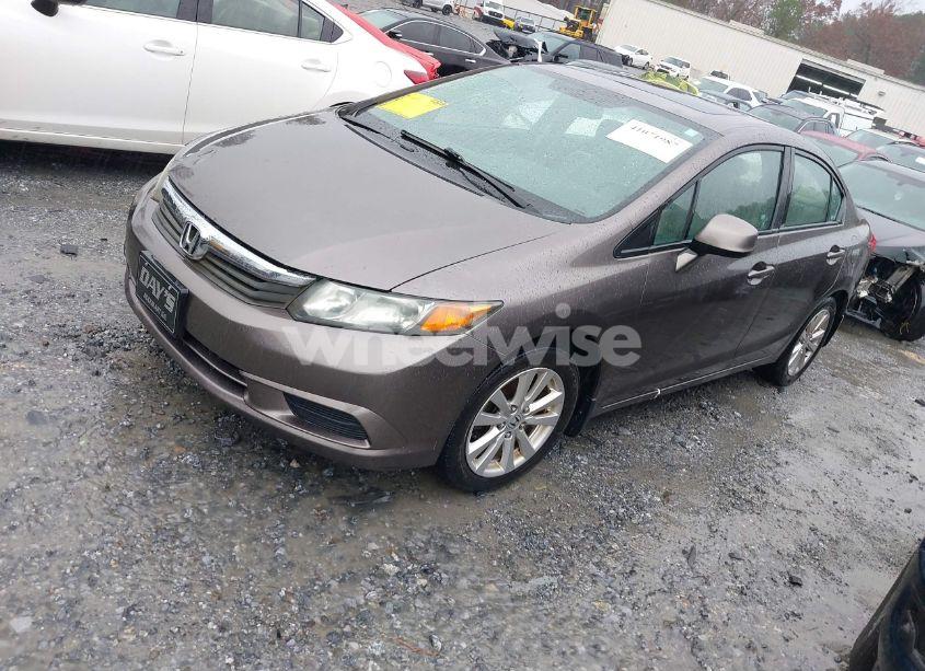 Photo 2 of 2012 Honda Civic EX-L (VIN 2HGFB2F9XCH505292)