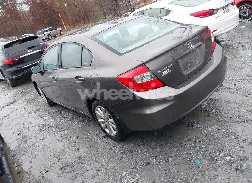 Photo 3 of 2012 Honda Civic EX-L (VIN 2HGFB2F9XCH505292)