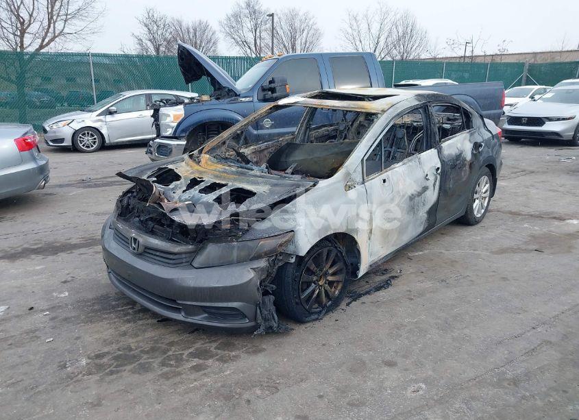 Photo 2 of 2012 Honda Civic SDN EX-L (VIN 2HGFB2F9XCH507365)