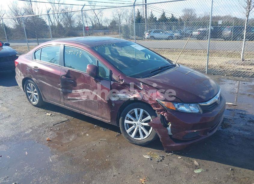 2012 Honda Civic EX-L (VIN 2HGFB2F9XCH536736) main photo