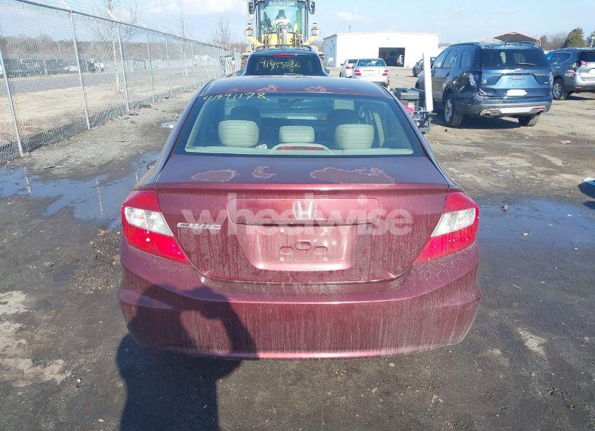 Photo 16 of 2012 Honda Civic EX-L (VIN 2HGFB2F9XCH536736)