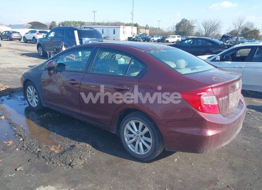 Photo 3 of 2012 Honda Civic EX-L (VIN 2HGFB2F9XCH536736)