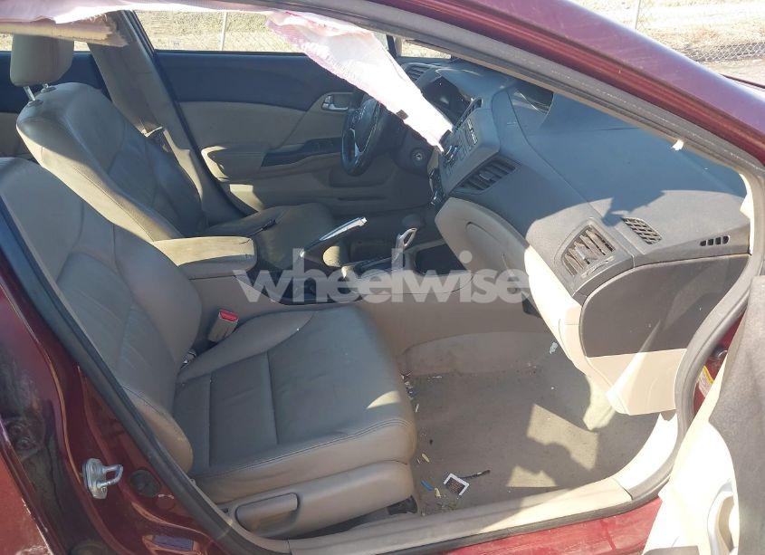 Photo 5 of 2012 Honda Civic EX-L (VIN 2HGFB2F9XCH536736)