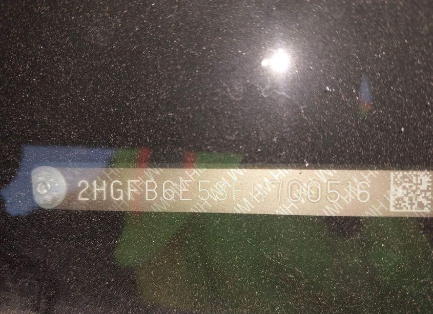 Photo 9 of 2015 Honda Civic SI (VIN 2HGFB6E53FH700516)