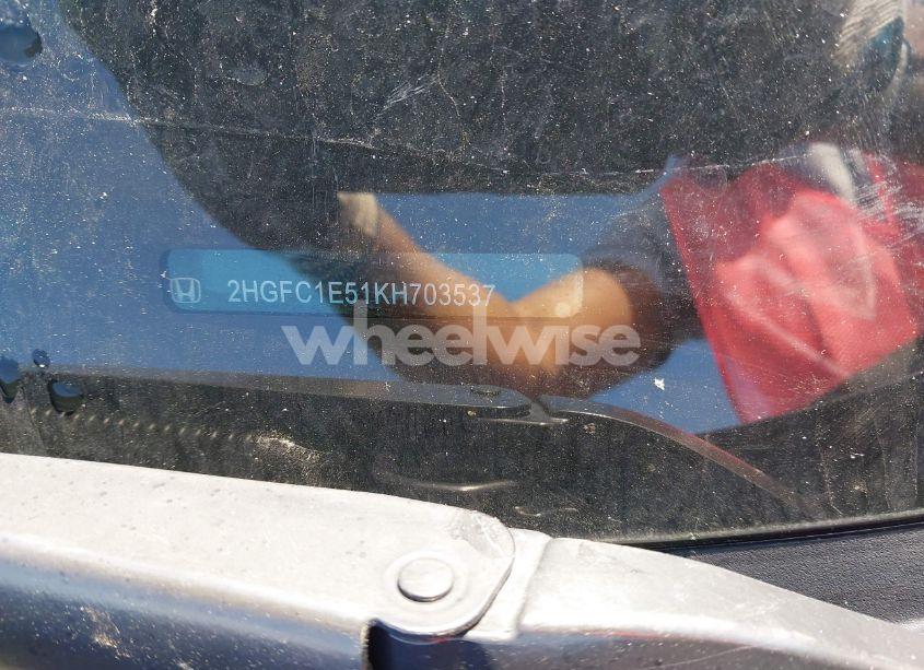 Photo 9 of 2019 Honda Civic SI (VIN 2HGFC1E51KH703537)