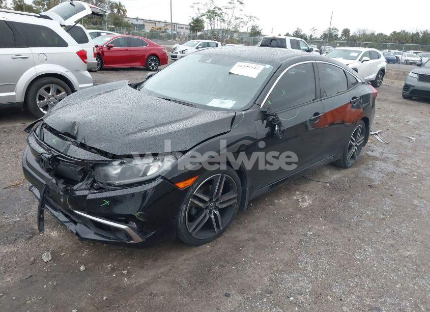 Photo 2 of 2021 Honda Civic EX (VIN 2HGFC1F3XMH702435)