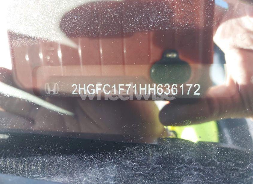 Photo 9 of 2017 Honda Civic EX-L (VIN 2HGFC1F71HH636172)
