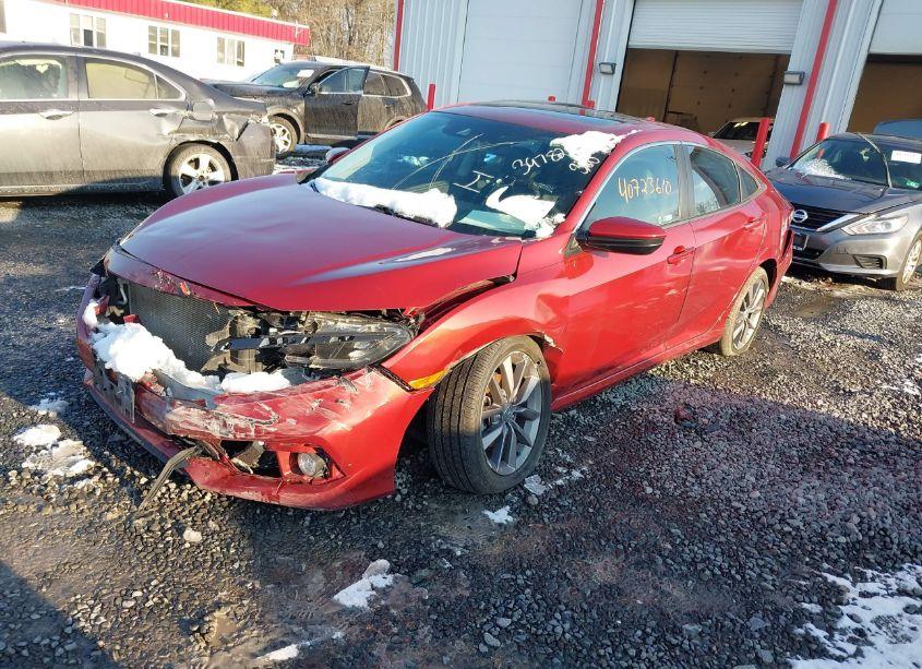 Photo 2 of 2021 Honda Civic EX-L (VIN 2HGFC1F7XMH705211)