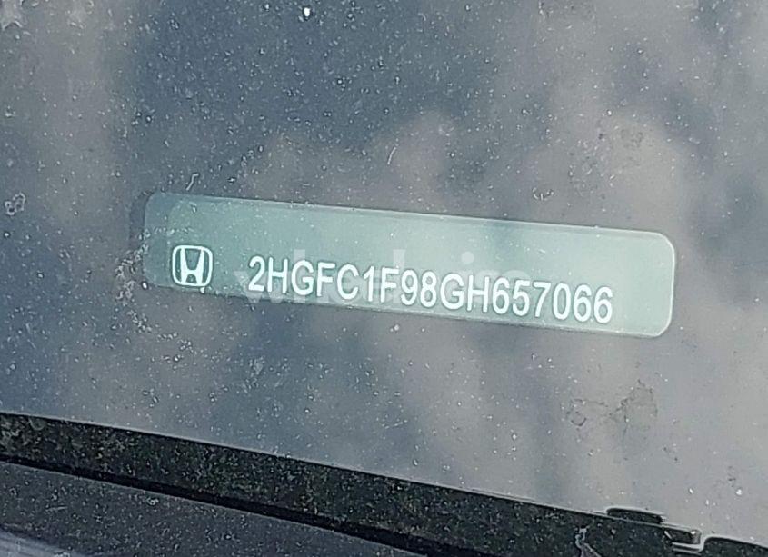 Photo 9 of 2016 Honda Civic TOURING (VIN 2HGFC1F98GH657066)