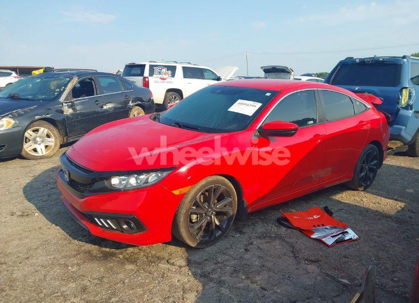 Photo 2 of 2019 Honda Civic SPORT (VIN 2HGFC2E80KH552576)