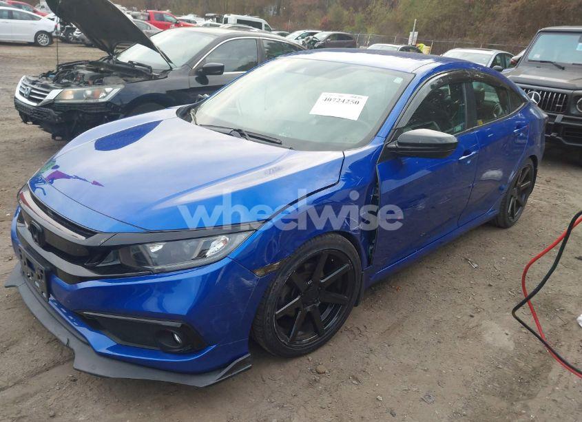 Photo 2 of 2020 Honda Civic SPORT (VIN 2HGFC2E80LH542180)